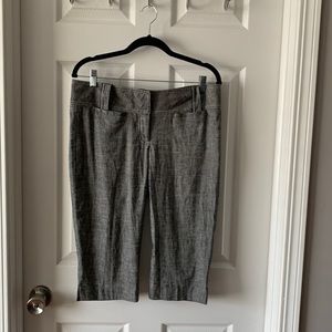 Bebe -very nice black and white dress shorts/capri-No flaws, great condition.
